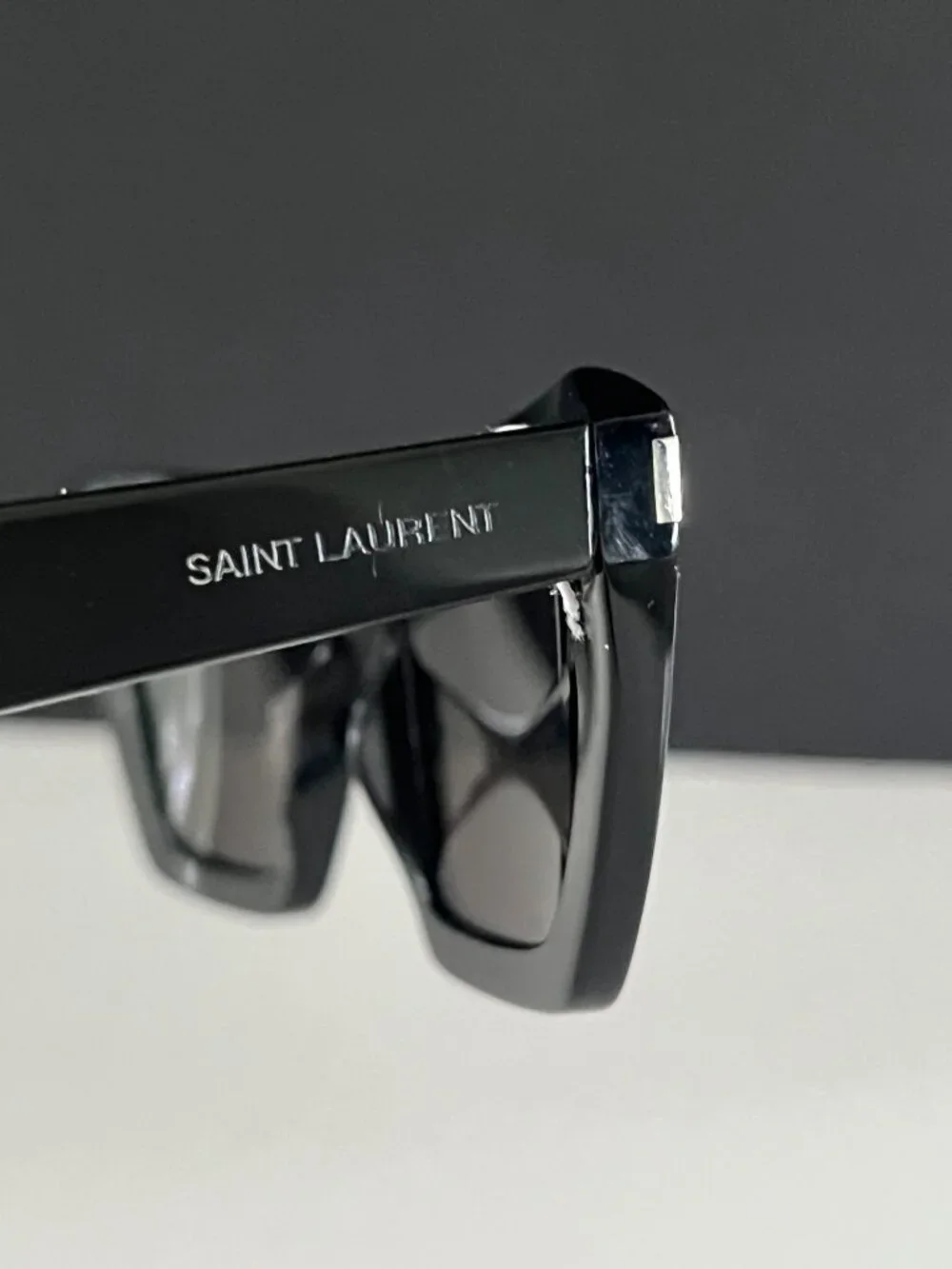 Saint Laurent SL 467 001 Black Dark Grey Lens Cat Eye Women Sunglasses